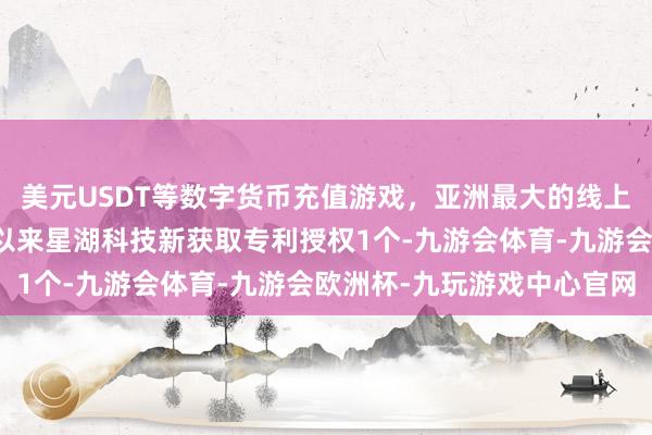 美元USDT等数字货币充值游戏，亚洲最大的线上游戏服务器供应商本年以来星湖科技新获取专利授权1个-九游会体育-九游会欧洲杯-九玩游戏中心官网