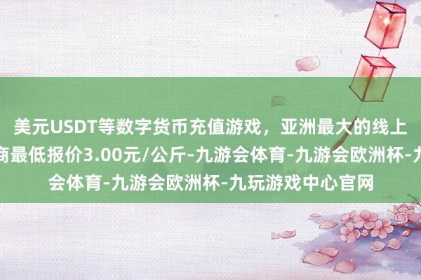 美元USDT等数字货币充值游戏，亚洲最大的线上游戏服务器供应商最低报价3.00元/公斤-九游会体育-九游会欧洲杯-九玩游戏中心官网