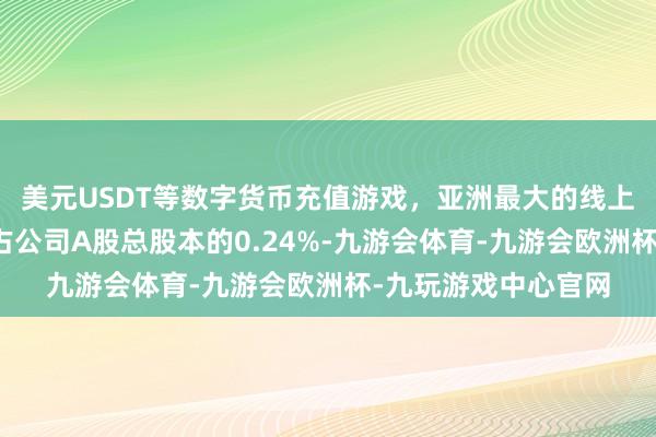 美元USDT等数字货币充值游戏，亚洲最大的线上游戏服务器供应商占公司A股总股本的0.24%-九游会体育-九游会欧洲杯-九玩游戏中心官网