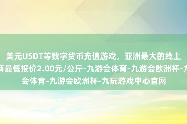 美元USDT等数字货币充值游戏，亚洲最大的线上游戏服务器供应商最低报价2.00元/公斤-九游会体育-九游会欧洲杯-九玩游戏中心官网